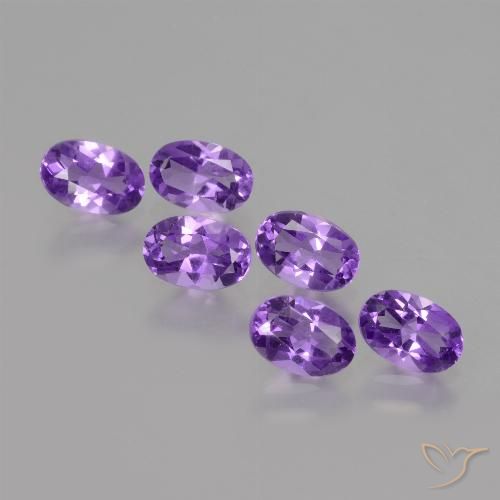 2.50ctw Natural Violeta Vívido Ametista, oval, VVS-VS