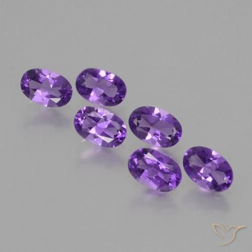 2.48ctw Natural Violeta Vívido Ametista, oval, VS