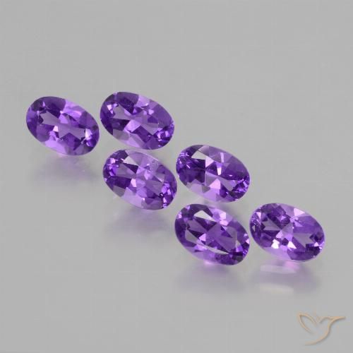 2.54ctw Natural Violeta Profundo Ametista, oval, VS