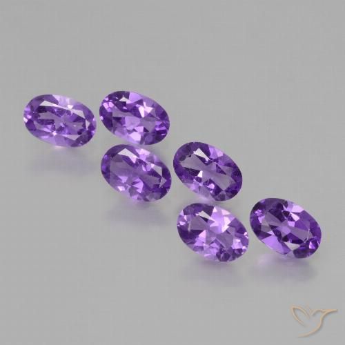 2.35ctw Natural Violeta médio Ametista, oval, VVS-VS