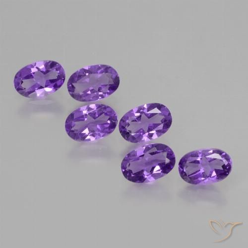 2.38ctw Natural Violeta médio Ametista, oval, VVS-VS
