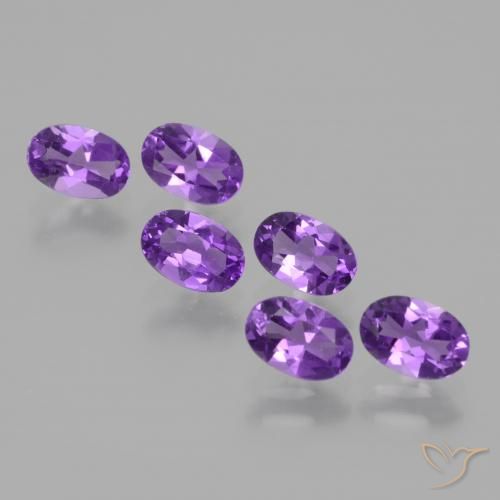 2.55ctw Natural Violeta Intenso Ametista, oval, VVS-VS