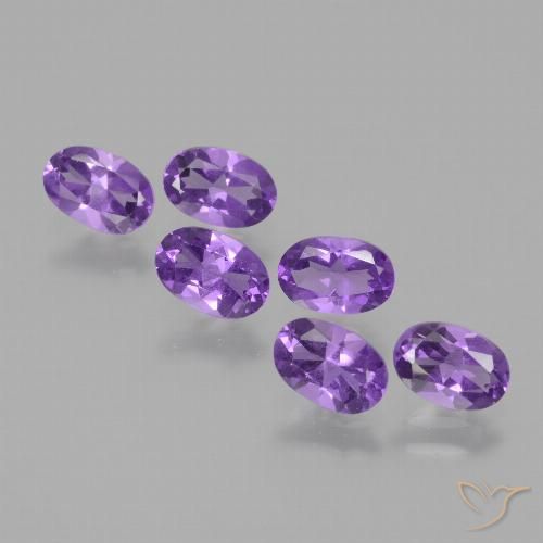 2.47ctw Natural Violeta médio Ametista, oval, VVS-VS