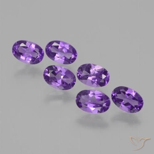 2.54ctw Natural Violeta médio Ametista, oval, VVS-VS