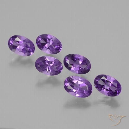 2.51ctw Natural Violeta médio Ametista, oval, VVS-VS