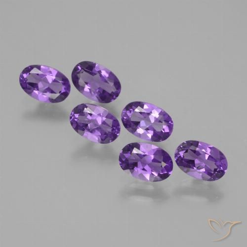 2.45ctw Natural Violeta Profundo Ametista, oval, VVS-VS