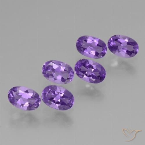 2.73ctw Natural Violeta médio Ametista, oval, VVS-VS
