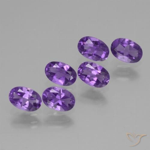 2.60ctw Natural Violeta médio Ametista, oval, VVS-VS