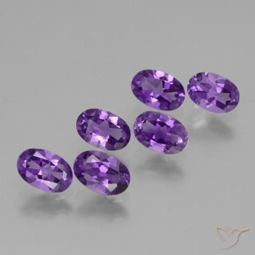 2.57ctw Natural Violeta médio Ametista, oval, VVS-VS