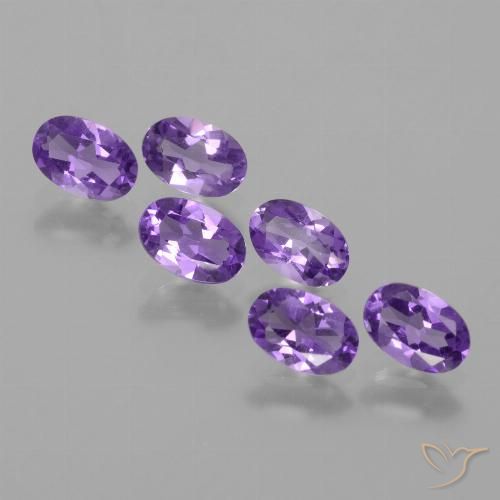 2.39ctw Natural Violeta médio Ametista, oval, VVS-VS