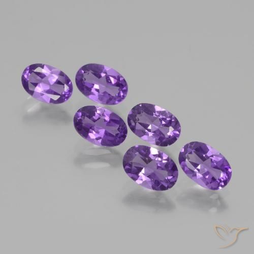 2.56ctw Natural Violeta Intenso Ametista, oval, VVS-VS