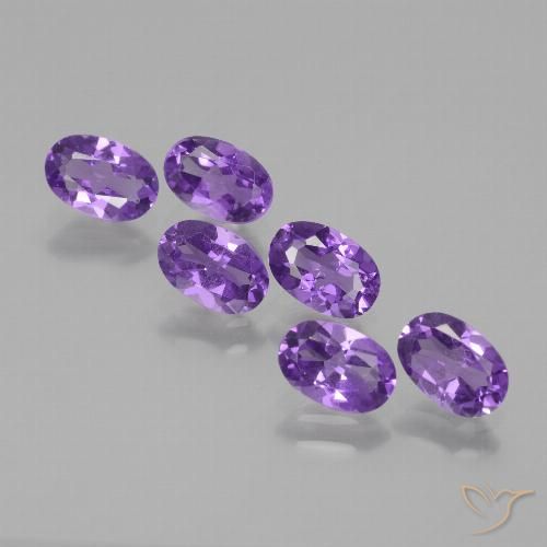2.52ctw Natural Violeta Intenso Ametista, oval, VVS-VS