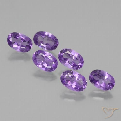 2.50ctw Natural Violeta Vívido Ametista, oval, VVS-VS