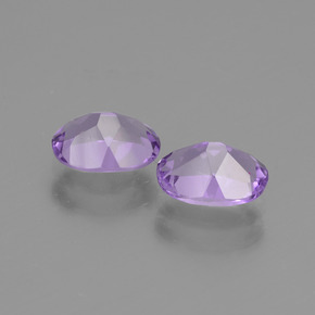 Pedras preciosas de Ametista Violeta médio natural de 1.50 ct, Corte Oval, VVS-VS