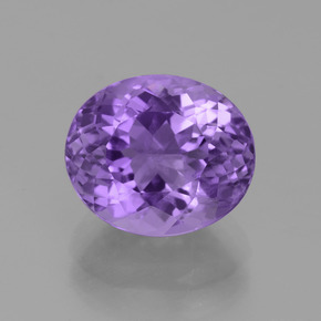 Ametista violeta natural 5,18ct, corte oval, VS