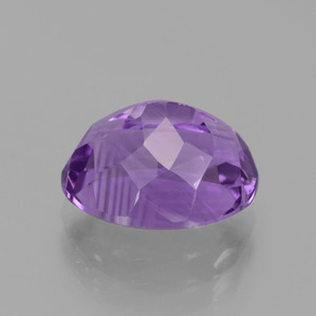 Ametista violeta rosado natural 3,75ct, corte oval, VS-SI