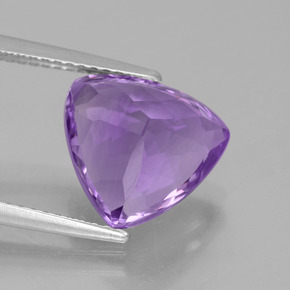 Ametista violeta natural 4,70ct, trillion, VS