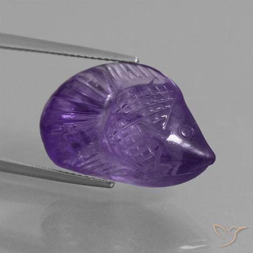 15.44ct Natural Violeta médio Ametista, Chique, Transparente