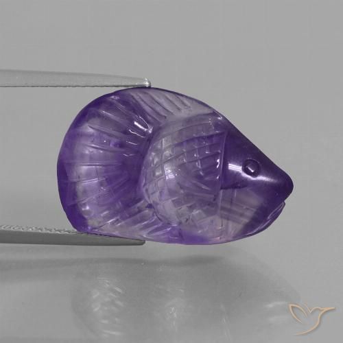 13.40ct Natural Violeta médio Ametista, Chique, Transparente