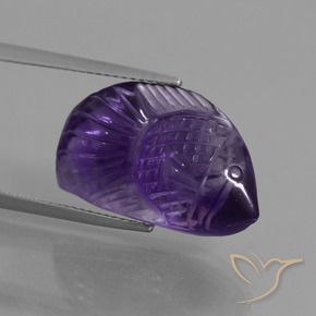 Ametista Violeta escuro Natural 13.44ct, Chique, Transparente