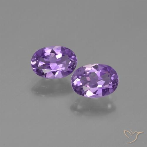1.43ctw Natural Tonalidade Violeta Profunda Ametista, oval, VVS-VS