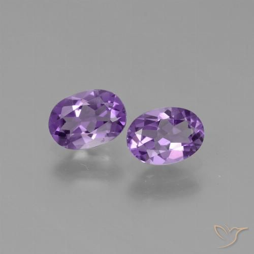 1.36ctw Natural Violeta médio Ametista, oval, VVS-VS