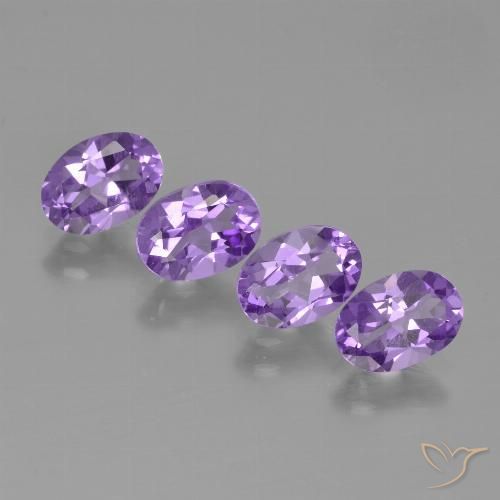 2.80ctw Natural Violeta Vívido Ametista, oval, VS
