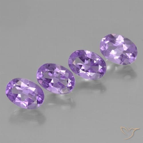 2.85ctw Natural Violeta Profundo Ametista, oval, VS