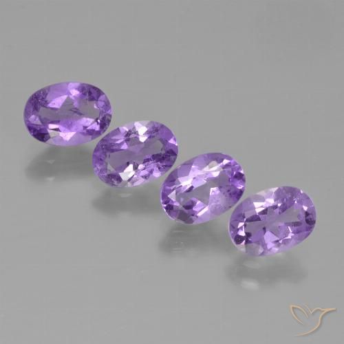 2.80ctw Natural Violeta médio Ametista, oval, VS