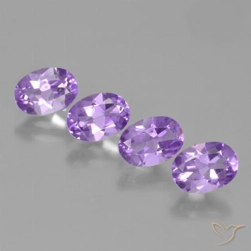 2.91ctw Natural Profundo Iris Violeta Ametista, oval, VS