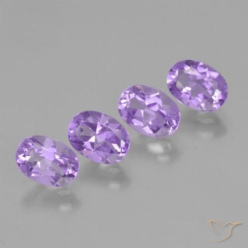 3.09ctw Natural Profundo Iris Violeta Ametista, oval, VVS-VS
