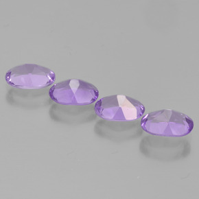 Pedras preciosas de Ametista Violeta natural de  ct, Corte Oval, VS