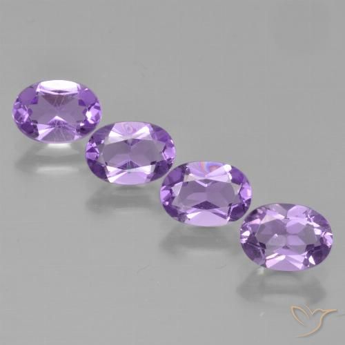 2.82ctw Natural Violeta Profundo Ametista, oval, VS