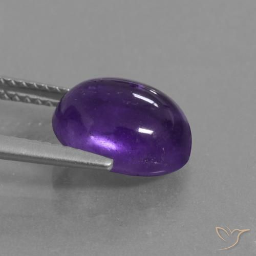 Ametista Violeta médio Natural 3.52ct, oval, Translúcido