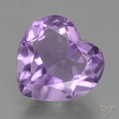 2.81ct Natural Violeta médio Ametista, Coração, VS