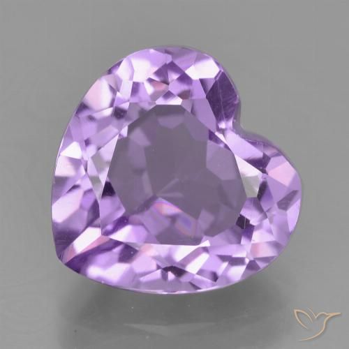 3.05ct Natural Violeta rosado Ametista, Coração, VVS-VS