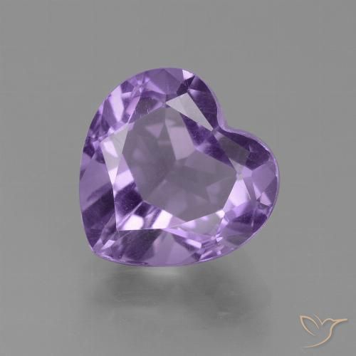 3.12ct Natural Violeta médio Ametista, Coração, VS
