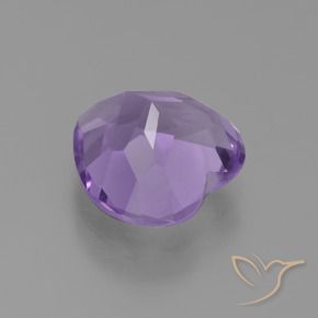 Ametista Violeta médio Natural 3.12ct, Coração, VS