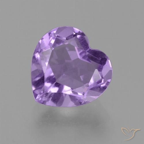 3.13ct Natural Tonalidade Violeta Profunda Ametista, Coração, VS