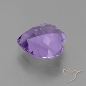 Ametista Tonalidade Violeta Profunda Natural 3.13ct, Coração, VS