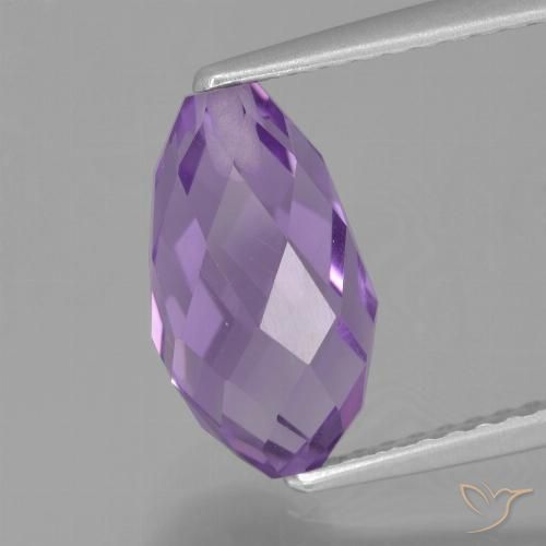2.80ct Natural Violeta médio Ametista, Briolette, VS