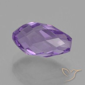 Ametista Violeta médio Natural 2.80ct, Briolette, VS
