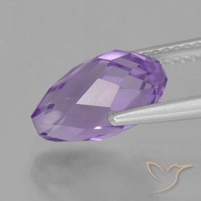 Ametista Violeta médio Natural 2.80ct, Briolette, VS