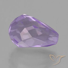 Ametista Íris Rosa Violeta Natural 3.76ct, Briolette, VS