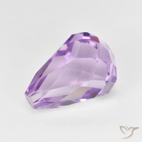 Ametista íris violeta Natural 7.36ct, Briolette, VS
