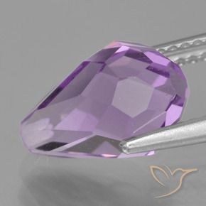 Ametista Violeta médio Natural 3.69ct, Briolette, VS