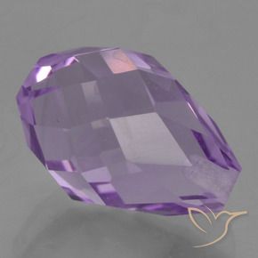Ametista Violeta médio Natural 3.55ct, Briolette, VS