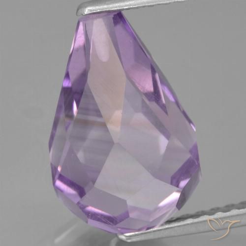 4.95ct Natural Violeta médio Ametista, Briolette, VS