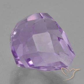 Ametista Violeta médio Natural 3.92ct, Briolette, VS