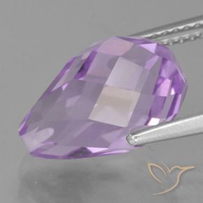 Ametista íris violeta Natural 5.67ct, Briolette, VS